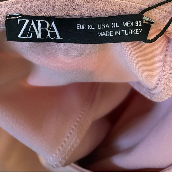 ZARA PALE PINK CROP TOP XL 3067/132/034/9 - Picture 11 of 11